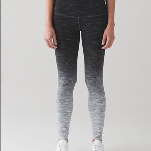 Lululemon wunder under hi rise ombré pant leggings
